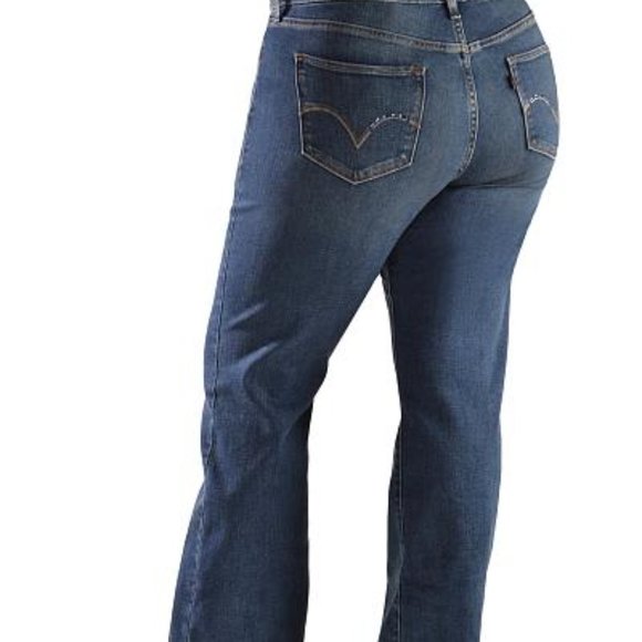 LEVIS PERFECTLY SHAPED STRETCH BOOT CUT JEANS - Picture 1 of 6